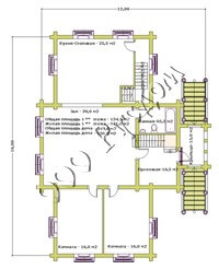 План первого этажа старинного терема В.М. Васнецова