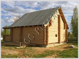 Фотография сруба деревянного дома