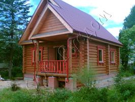 Деревянный дом (вариация по проекту Дачник-2)